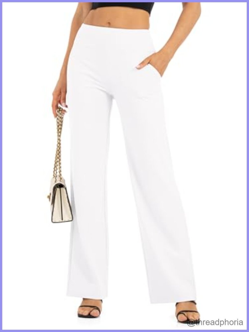 Wide Leg Yoga Pants High Waisted Palazzo Lounge Sweatpants with Pockets